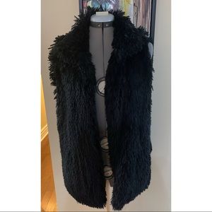 Cute and fuzzy Betsey Johnson vest